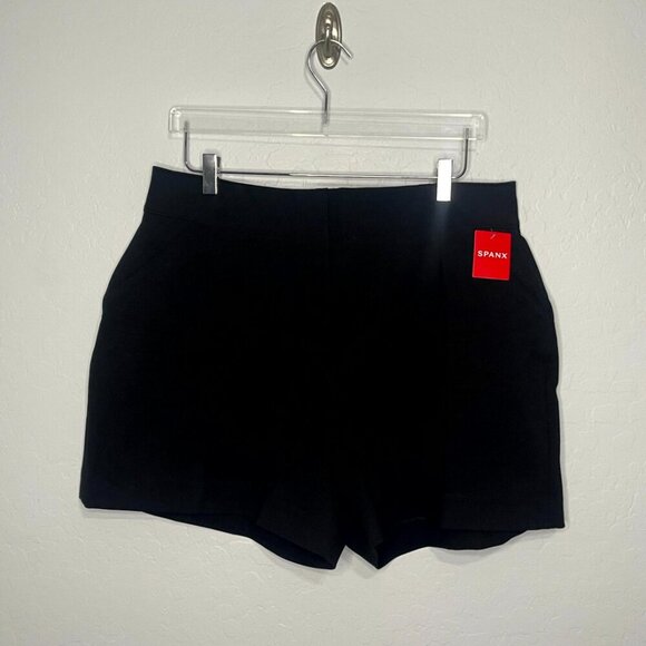 Spanx The Black Perfect A Line Classic Short 1X NWT #76 - Picture 2 of 6